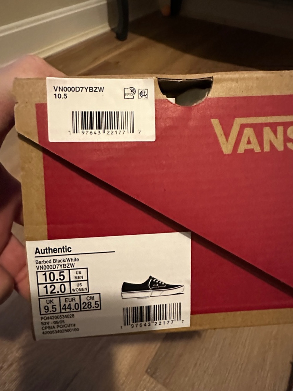 Vans Black Canvas Barbed Wire Era Sneakers - Picture 5 of 5